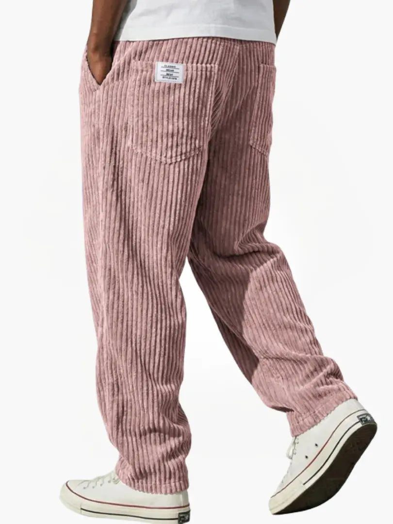 Weston | Men's Corduroy Trousers with Elastic Waistband