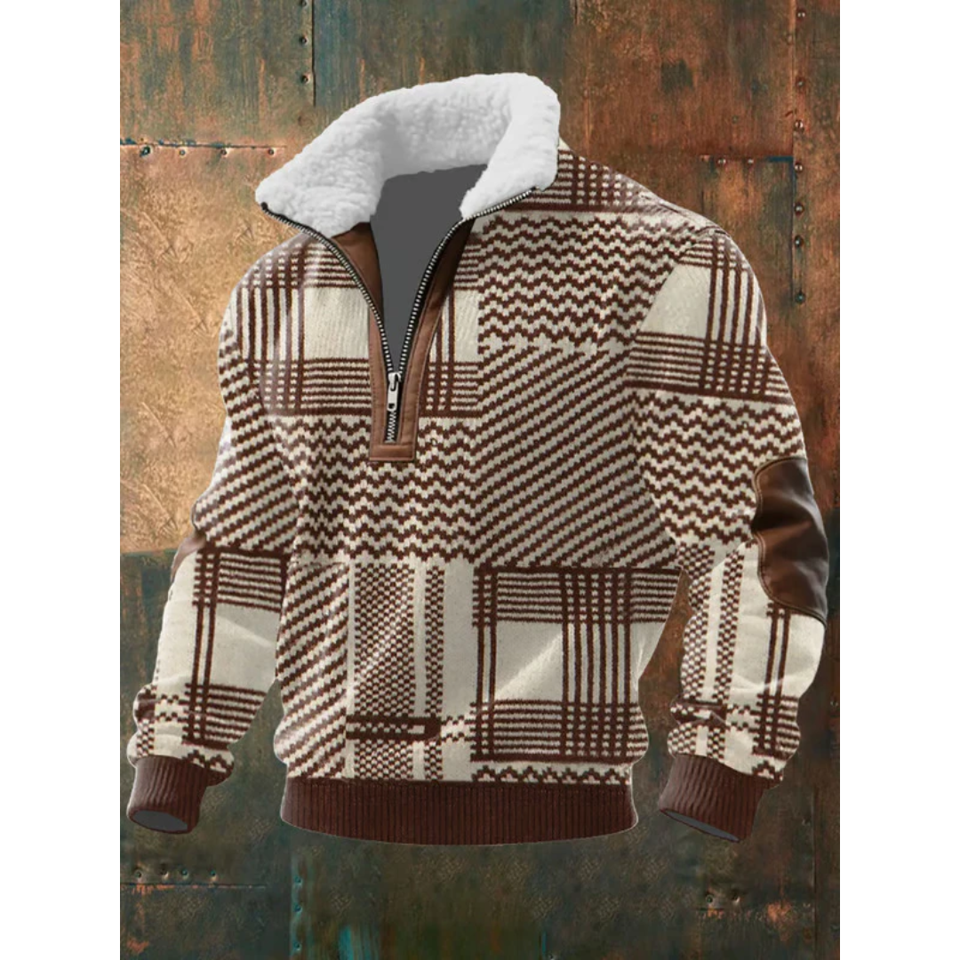 Orson | Sherpa-Lined Collar Sweater