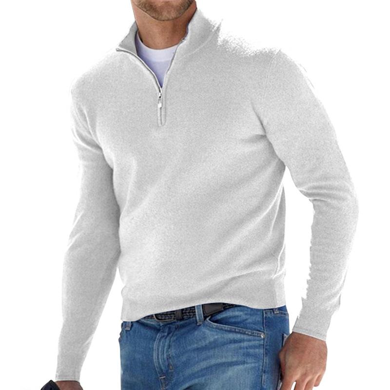 Patrick | Quarter-Zip Mock Neck Sweater
