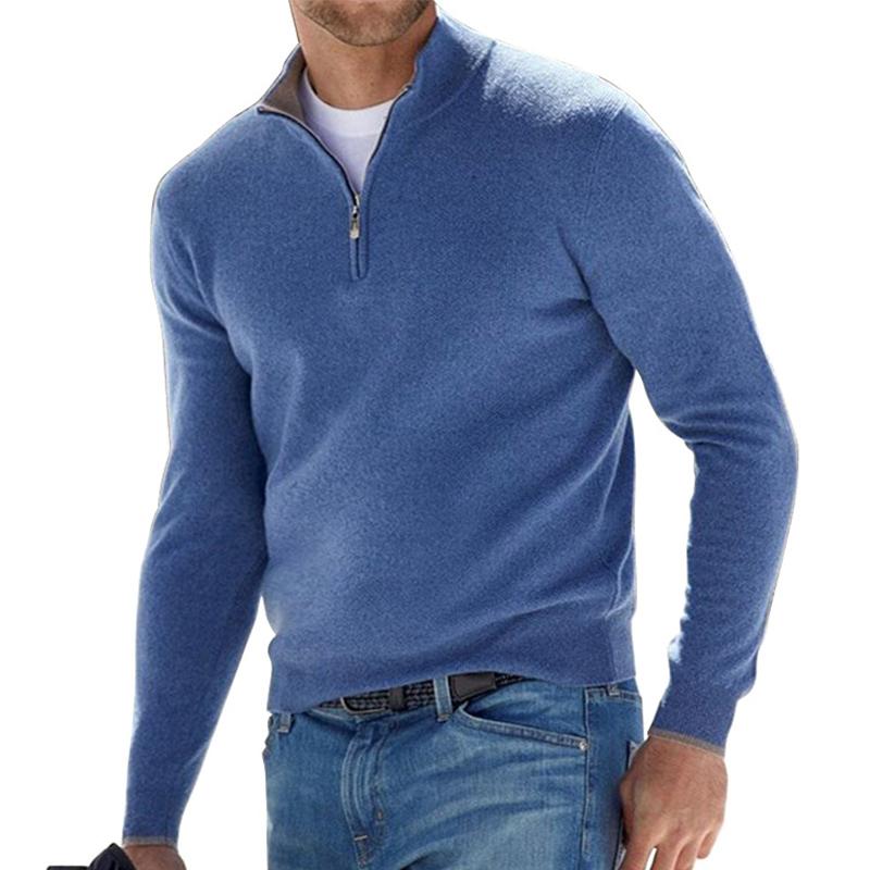 Patrick | Quarter-Zip Mock Neck Sweater