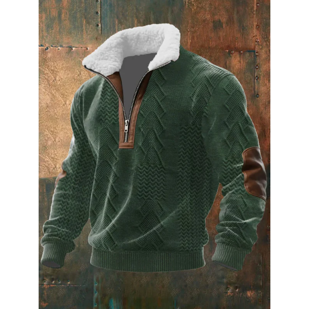 Orson | Sherpa-Lined Collar Sweater