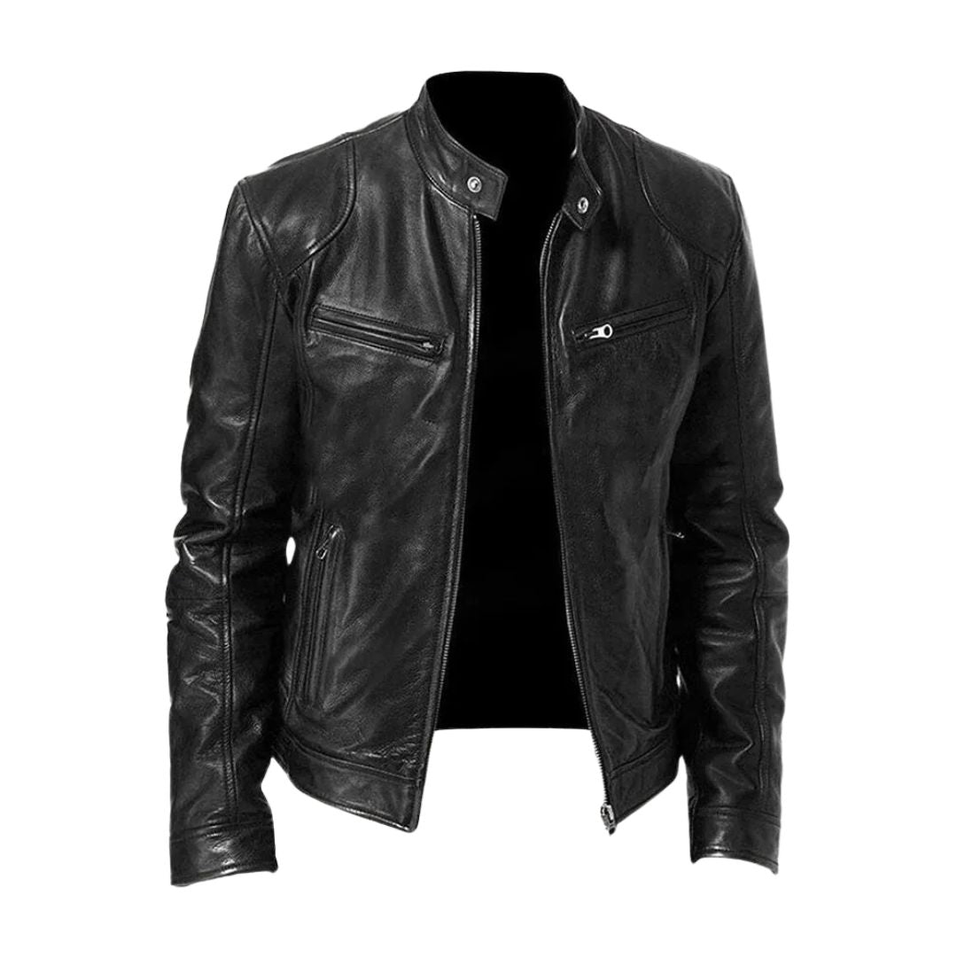 Harlan | Classic Leather Jacket