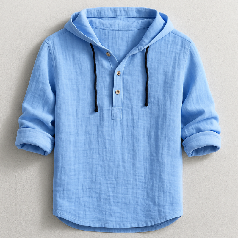 Rex | Linen Hooded Shirt