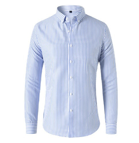 Stefano | Men's Striped Fitted Shirt — Smart Casual