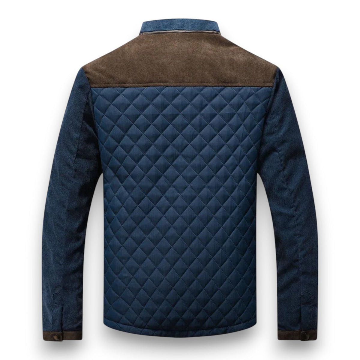 Ivan | Quilted Jacket with Contrast Shoulder Panel