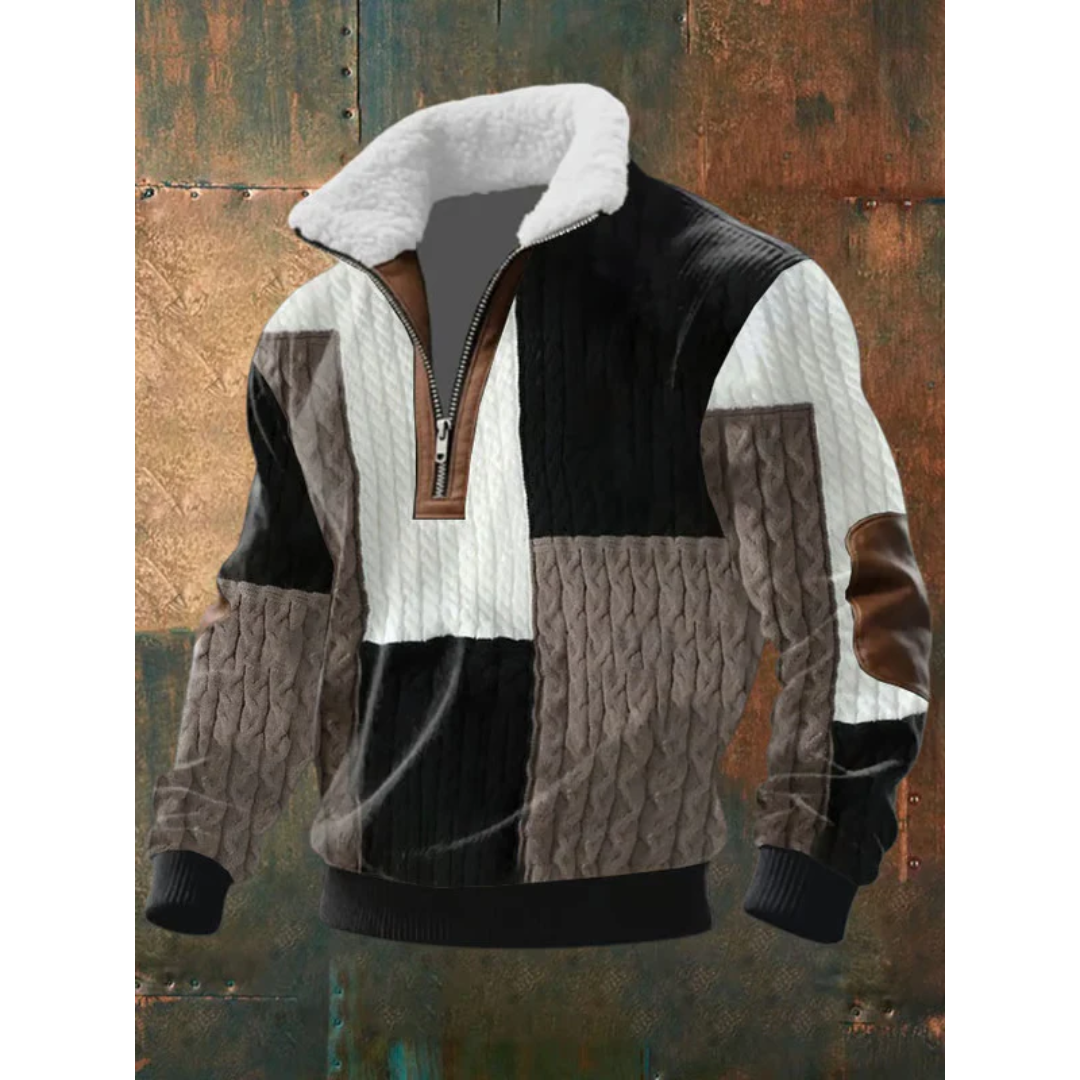 Orson | Sherpa-Lined Collar Sweater