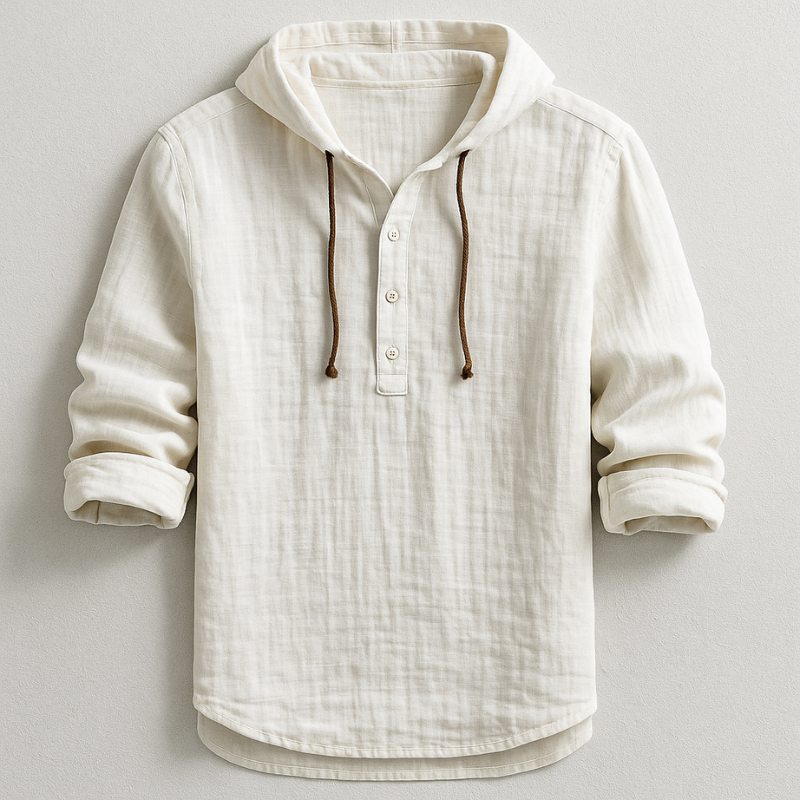 Rex | Linen Hooded Shirt