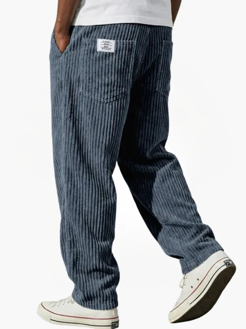 Weston | Men's Corduroy Trousers with Elastic Waistband