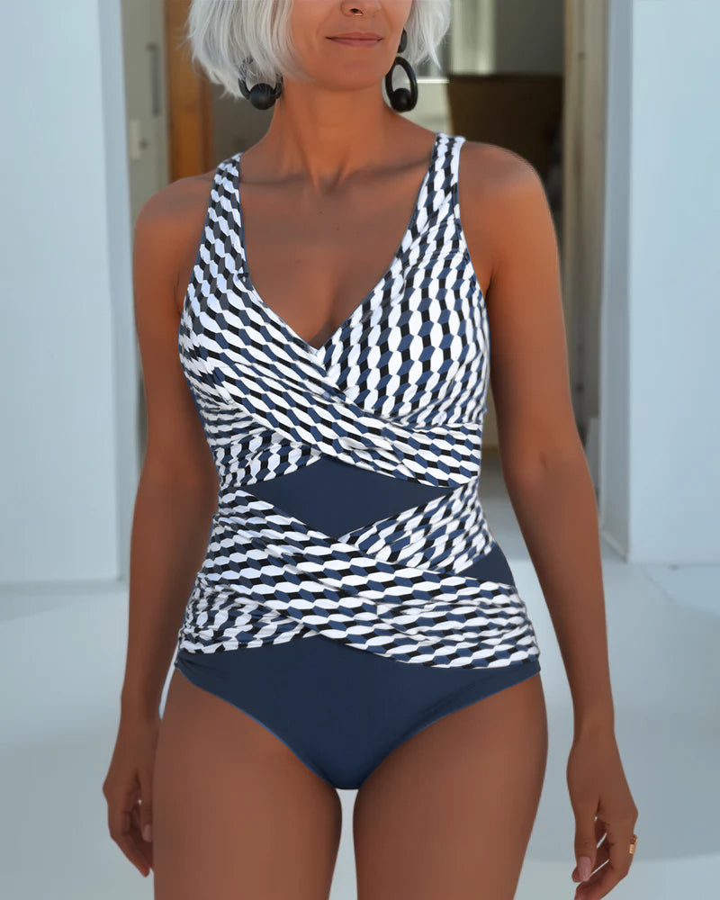 Ashley | Cross-Over Swimsuit for Resort Casual Wear