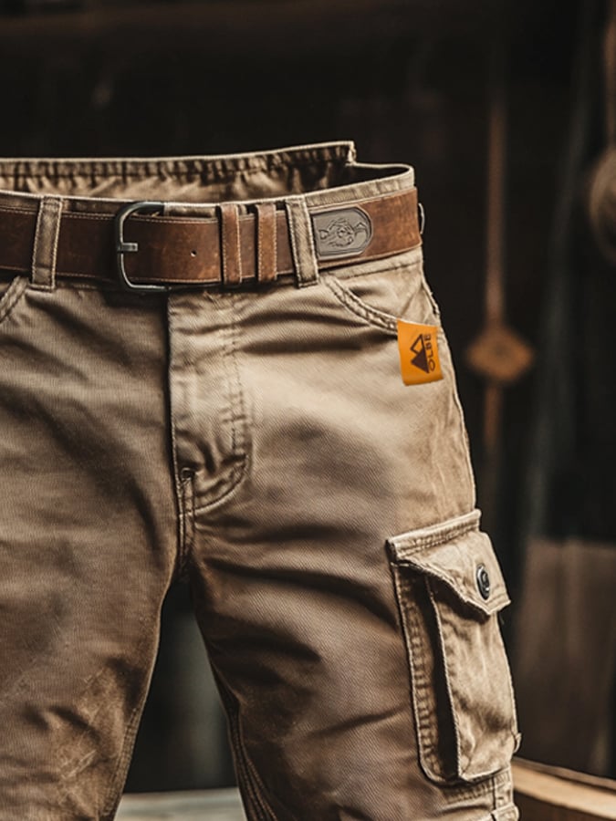 Adam | Relaxed-Fit Vintage Cargo Pants with Pockets
