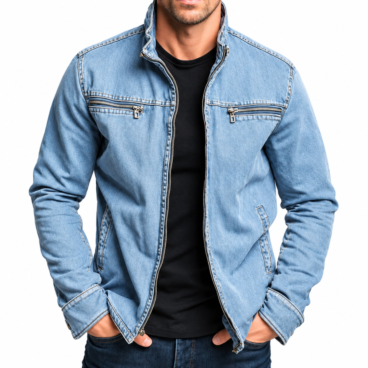 Elliot | Vintage Cotton Zip Jacket