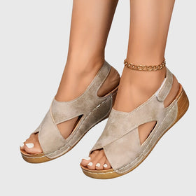Beige Suede