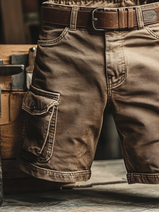 Adam | Relaxed-Fit Vintage Cargo Pants with Pockets