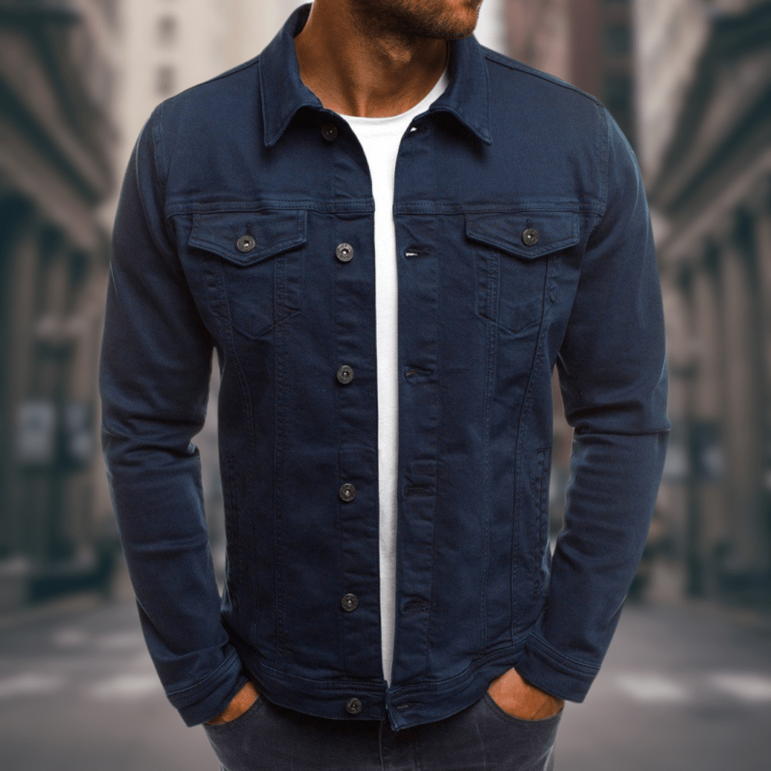 Elton | Breathable Cotton Coat for All-Season Ease