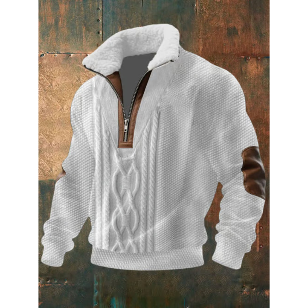 Orson | Sherpa-Lined Collar Sweater