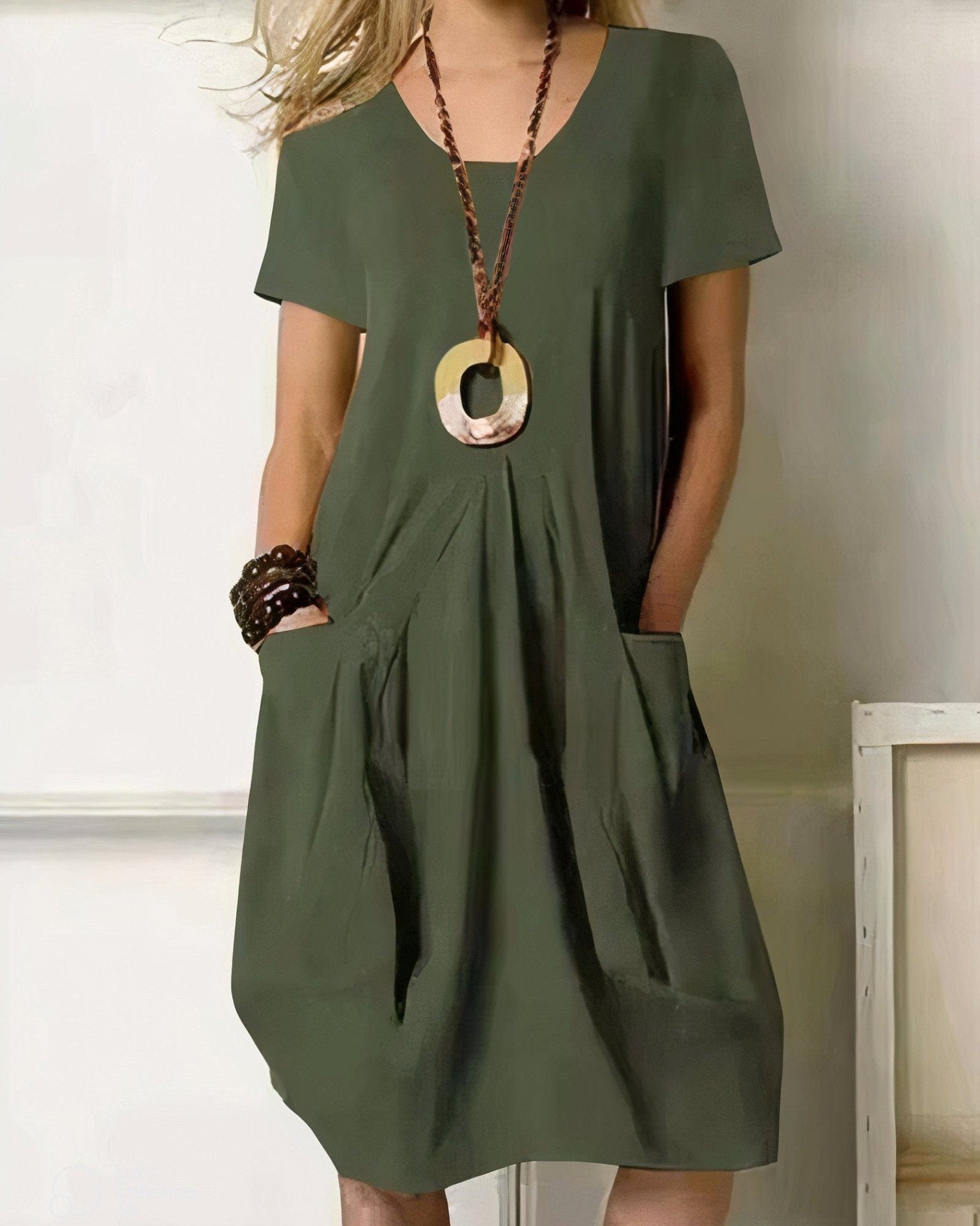 Kwani | Soft-Line Casual Dress