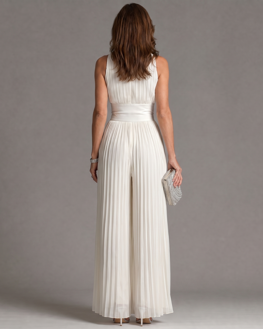 Zakira | Elegant Pleated Jumpsuit