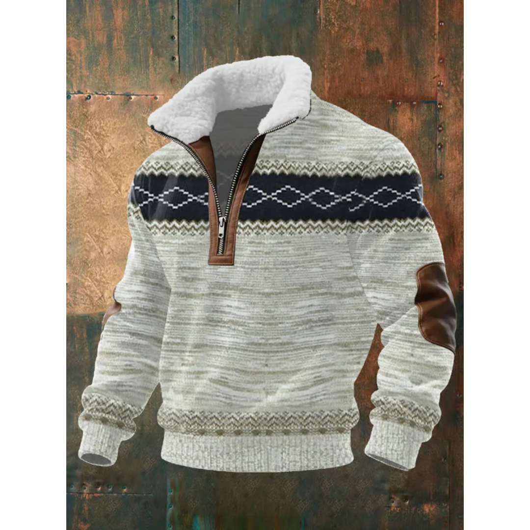 Orson | Sherpa-Lined Collar Sweater
