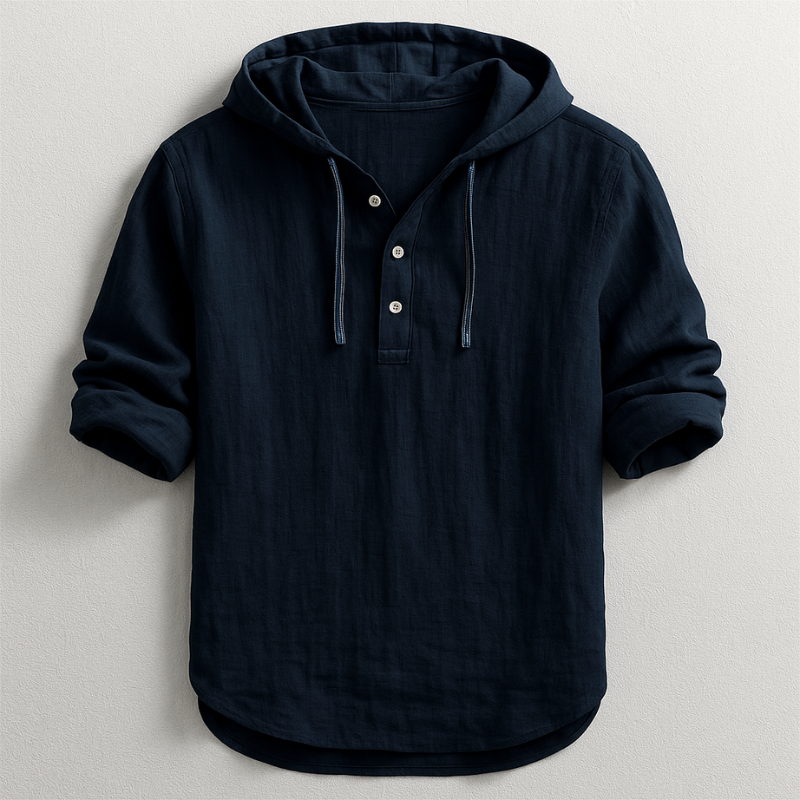 Rex | Linen Hooded Shirt