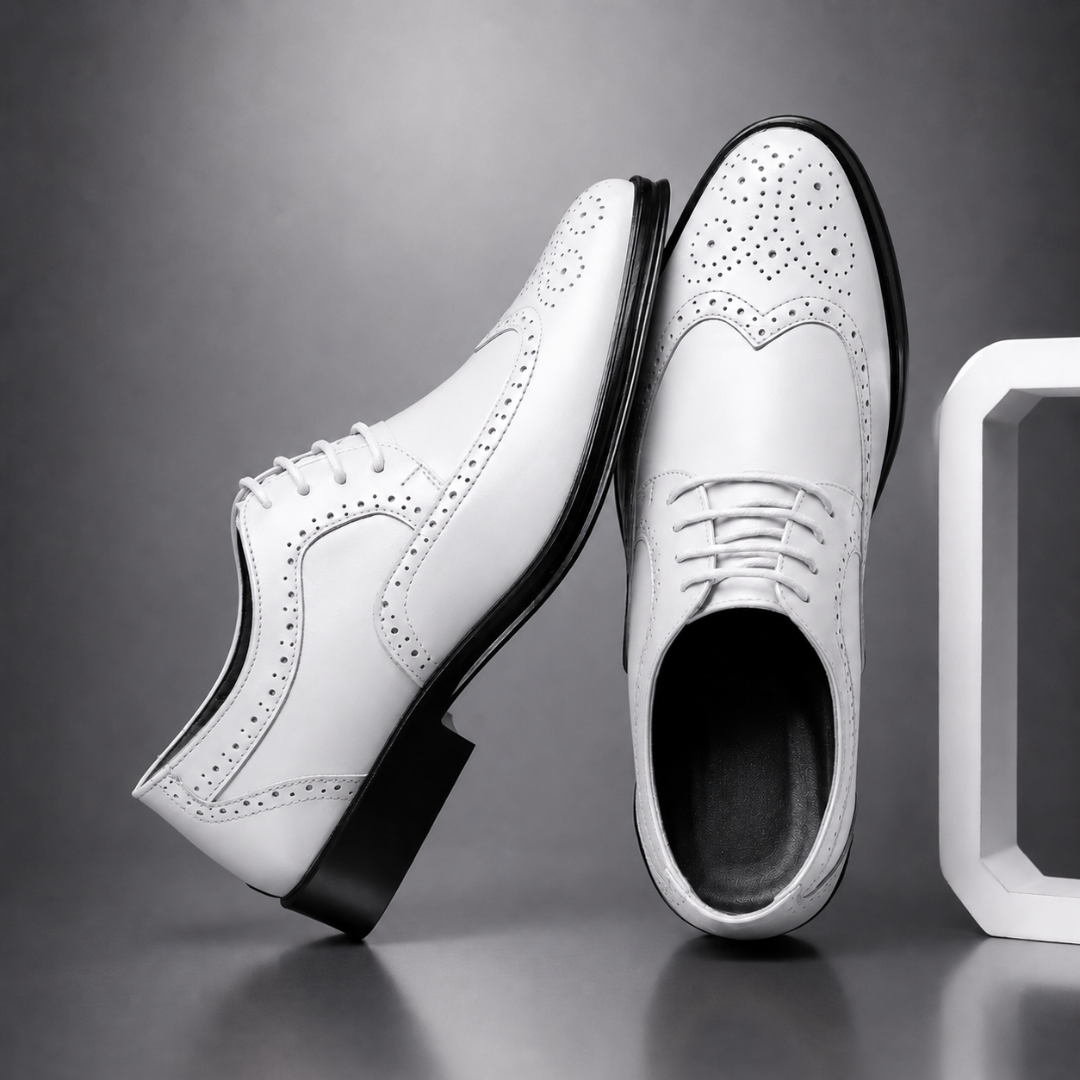 Lucas | Brogue Oxford Dress Shoes with Timeless Style