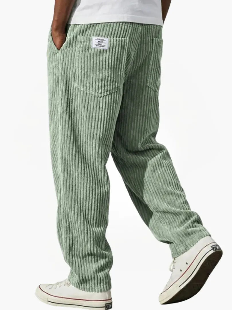 Weston | Men's Corduroy Trousers with Elastic Waistband