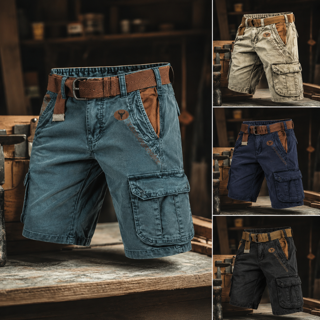 Danny | Men's Cargo Shorts with 6 Utility Pockets