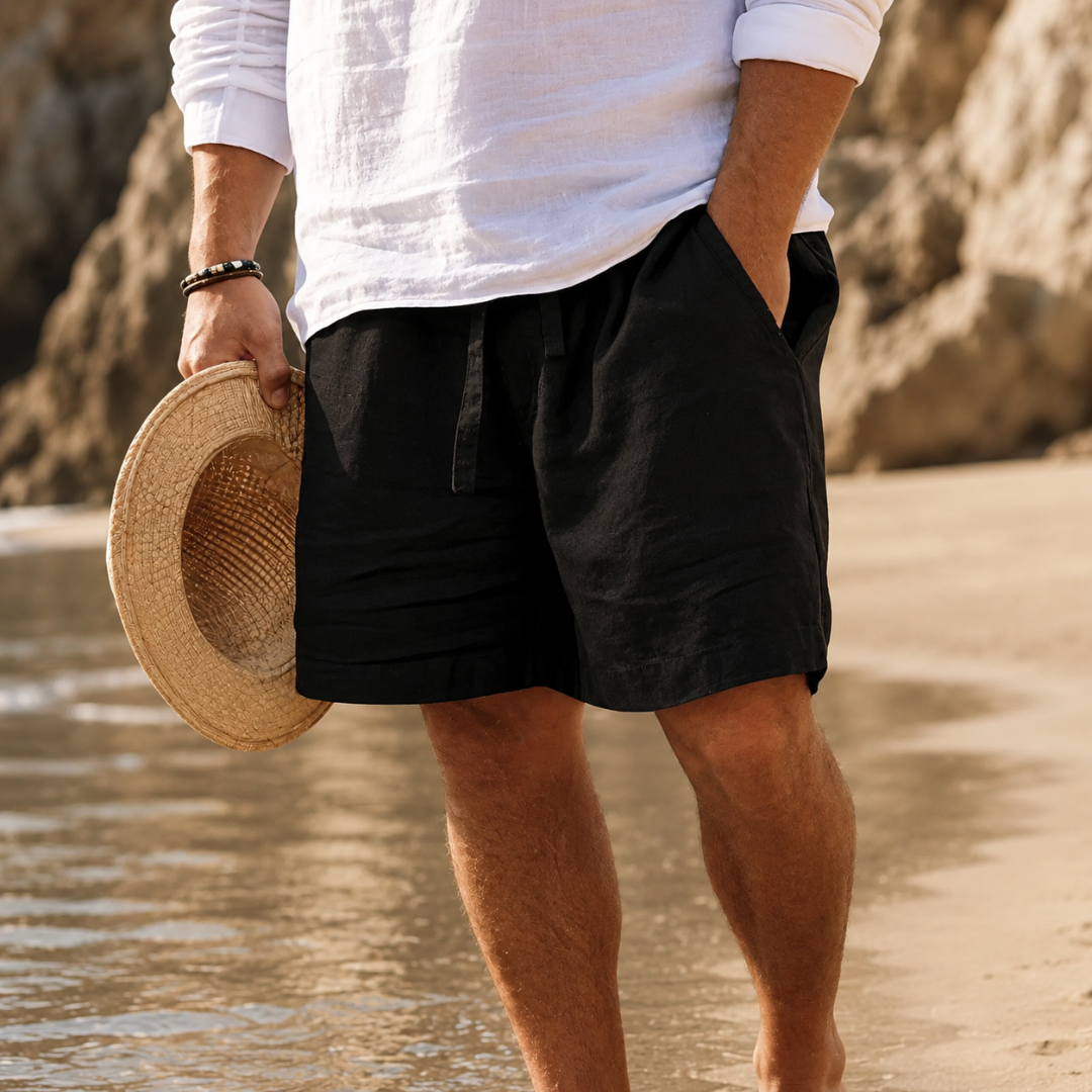 Beckett | Men's Summer Cotton Linen Shorts