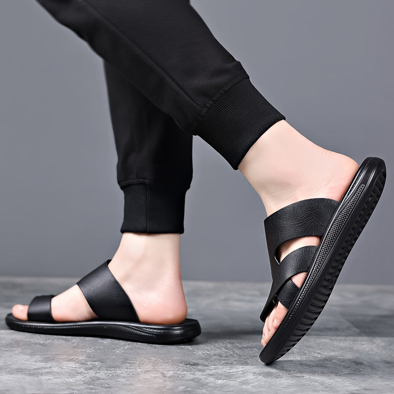 Cosimo | Men's Cross-Strap Leather Sandal