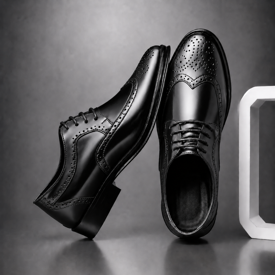 Lucas | Brogue Oxford Dress Shoes with Timeless Style