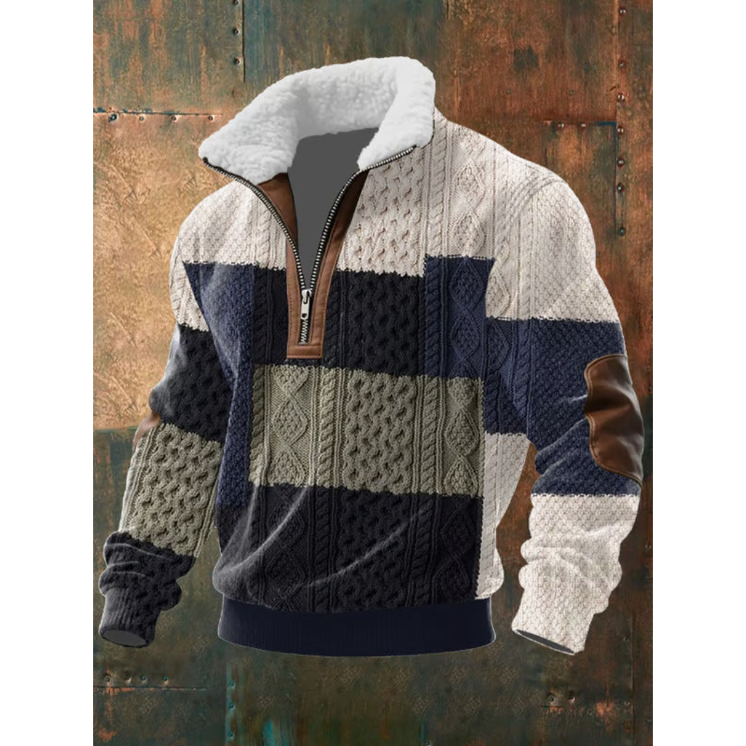 Orson | Sherpa-Lined Collar Sweater