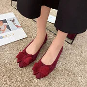Gloria | Bow Block Heel Pumps