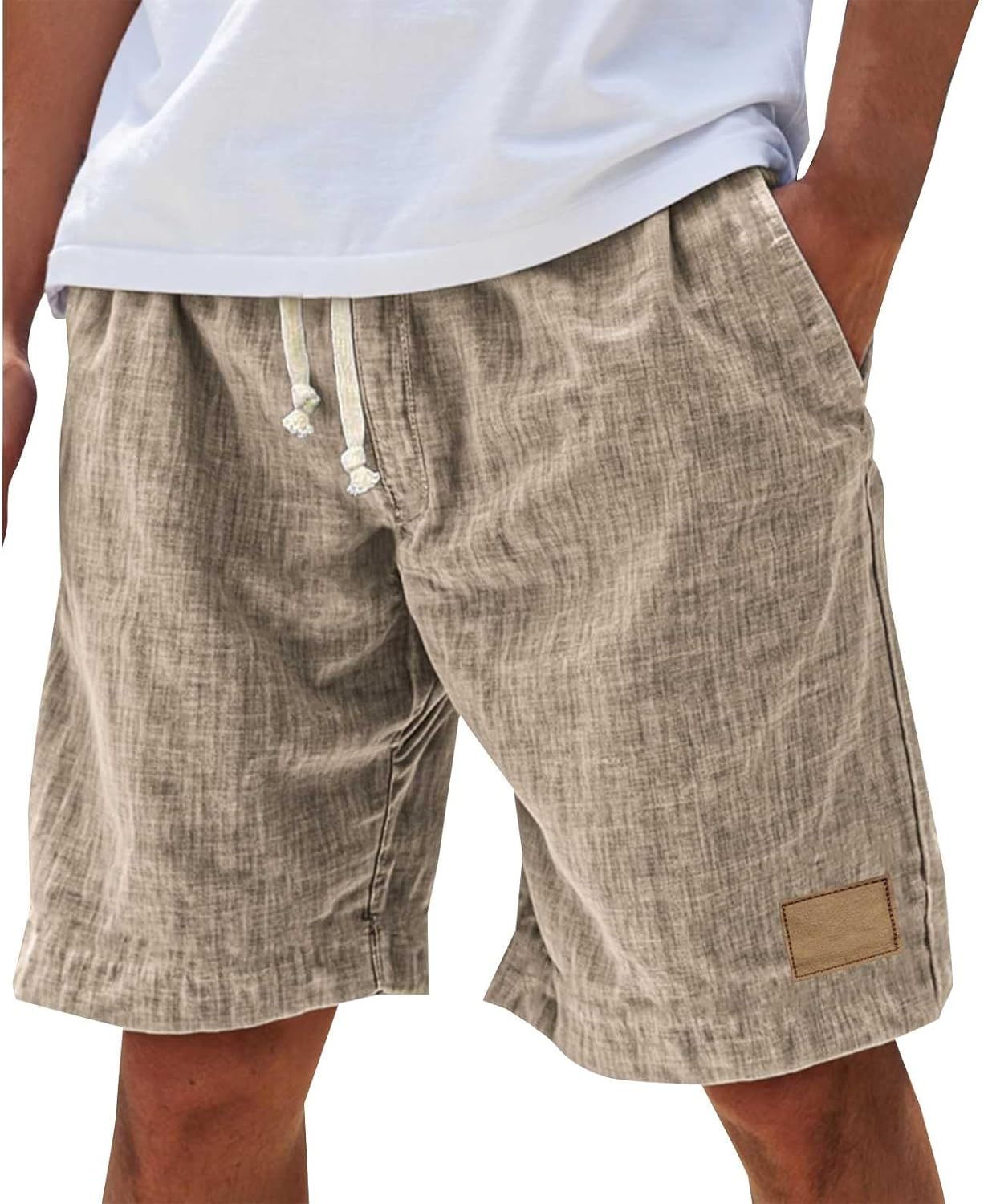 Lucas | Cotton Drawstring Summer Shorts