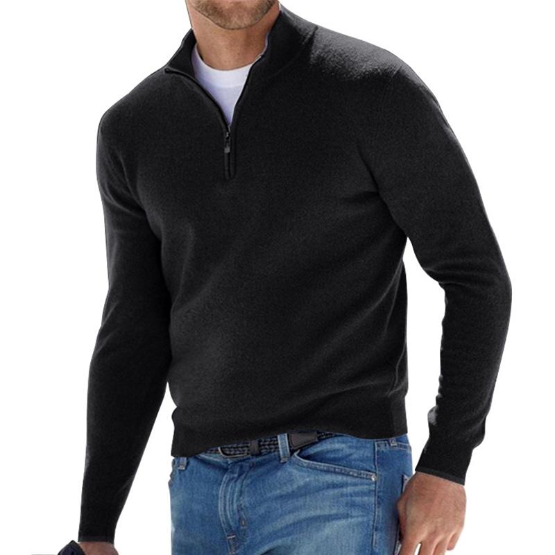 Patrick | Quarter-Zip Mock Neck Sweater