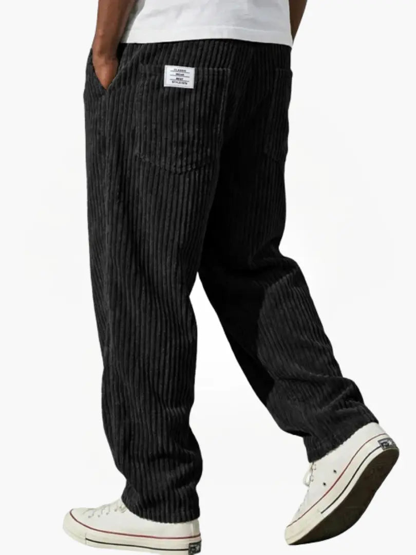 Weston | Men's Corduroy Trousers with Elastic Waistband