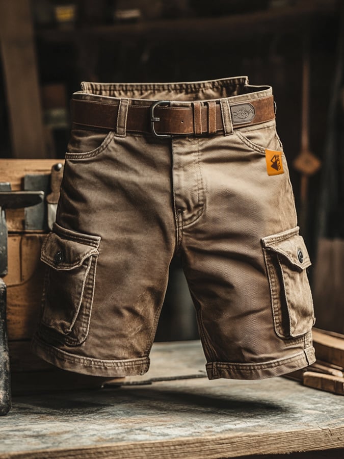 Adam | Relaxed-Fit Vintage Cargo Pants with Pockets