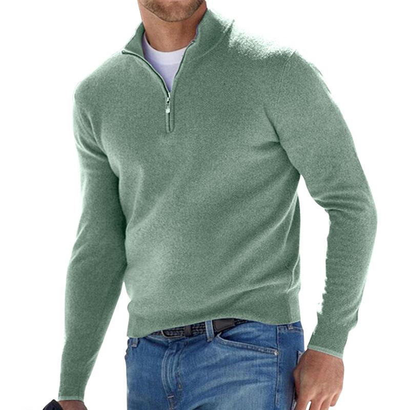 Patrick | Quarter-Zip Mock Neck Sweater