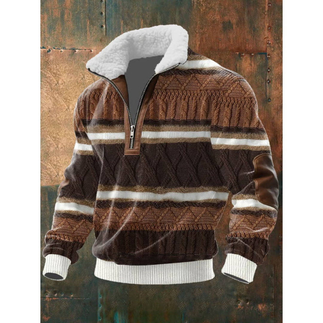 Orson | Sherpa-Lined Collar Sweater