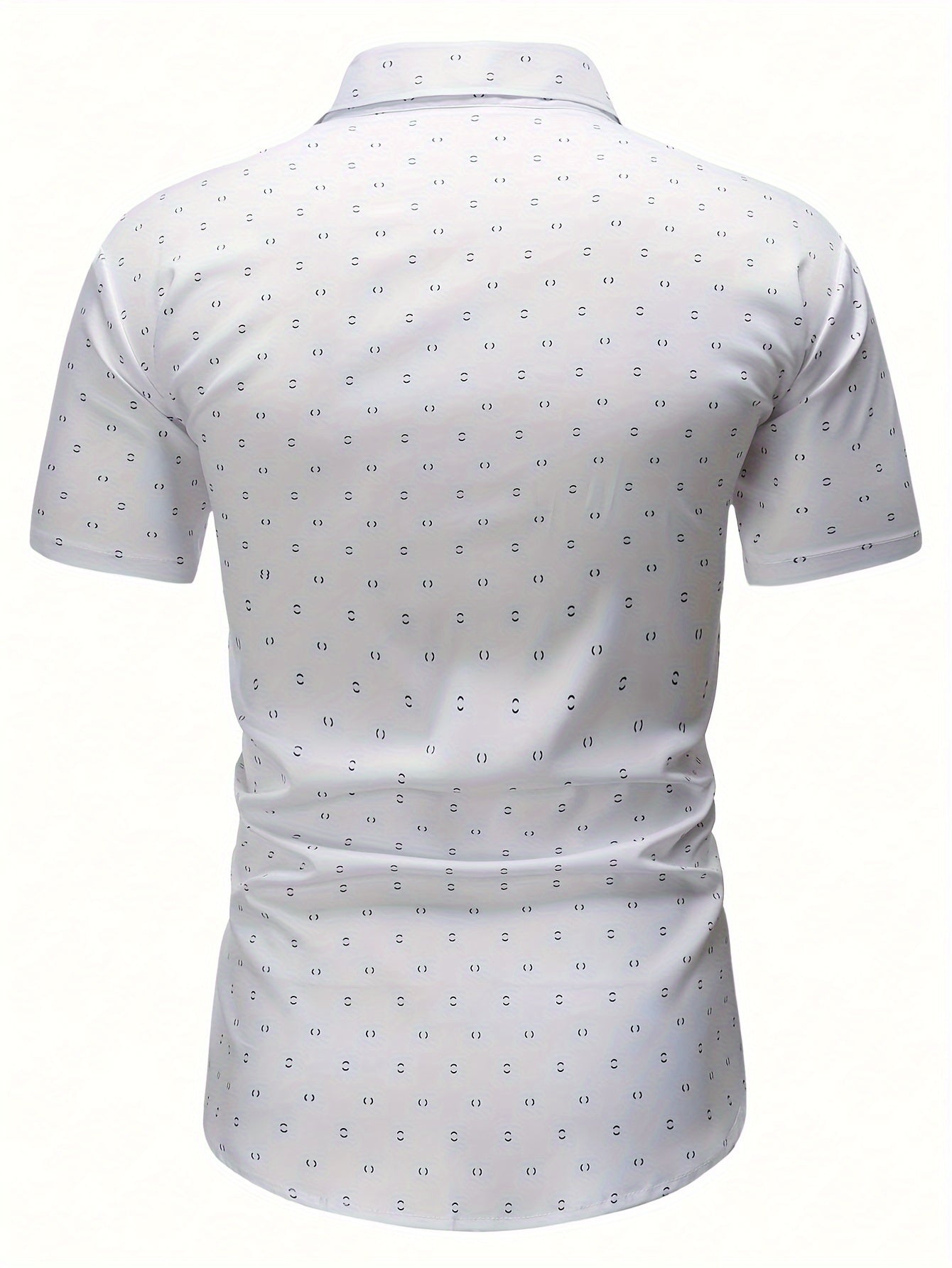 Aaron | Printed Short Sleeve Shirt for Tailored Summer Style