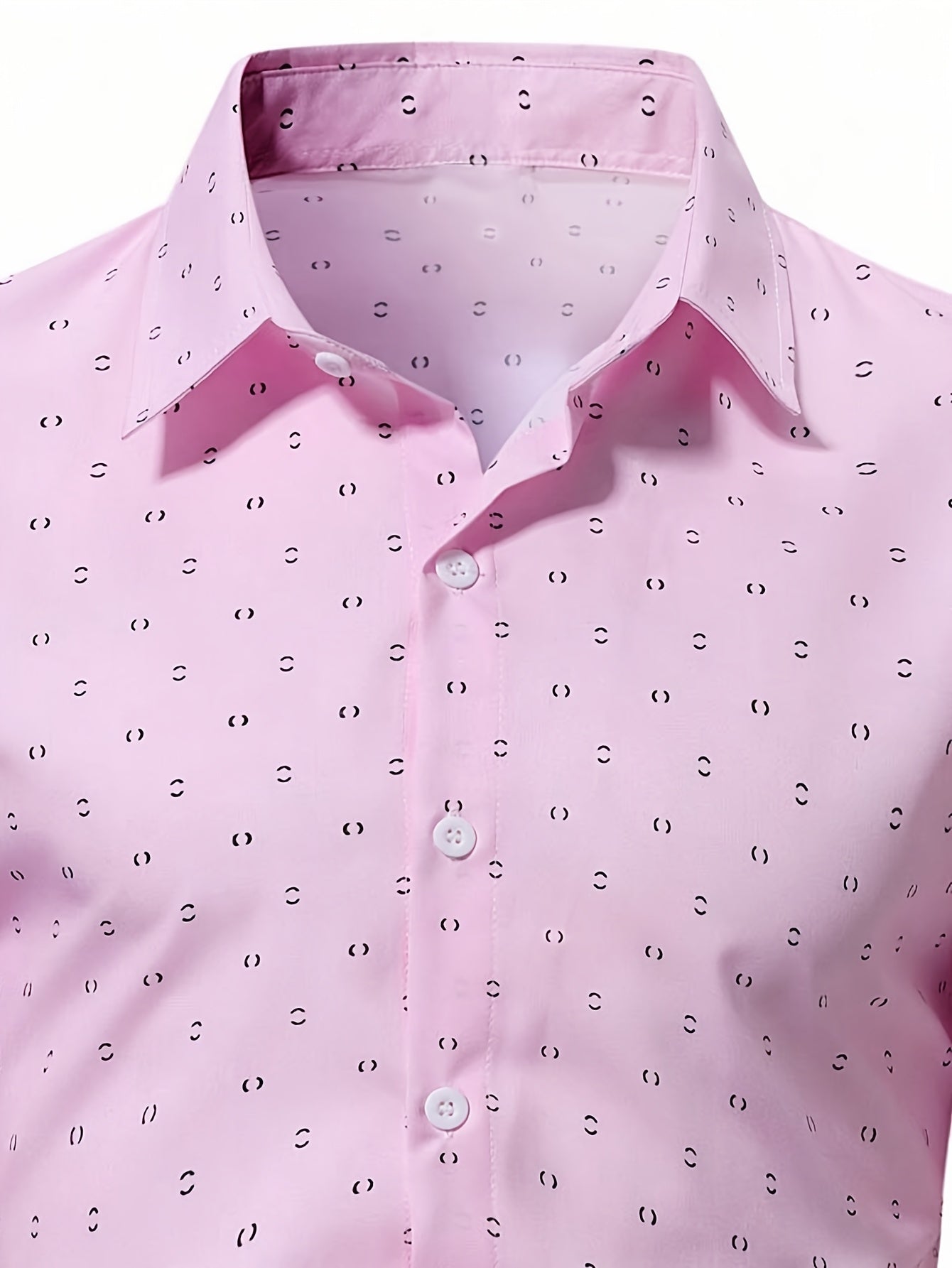 Aaron | Printed Short Sleeve Shirt for Tailored Summer Style