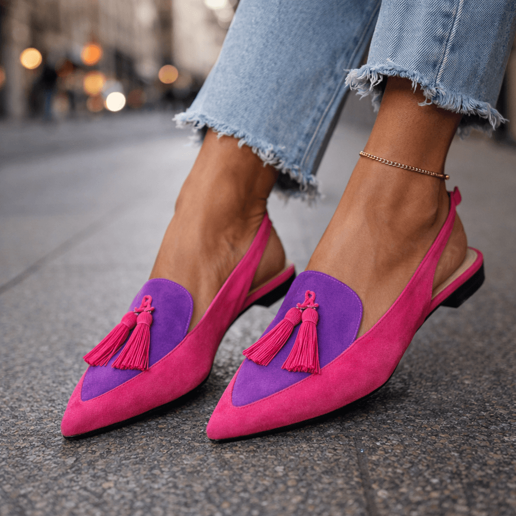 Eliza | Woven Tassel Strap Sandals