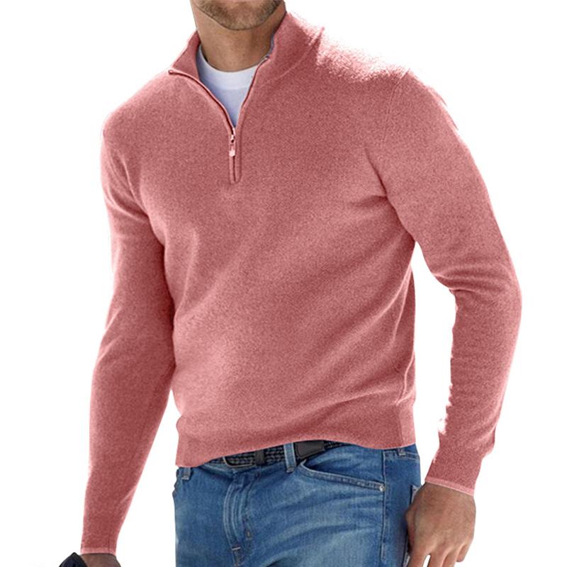 Patrick | Quarter-Zip Mock Neck Sweater