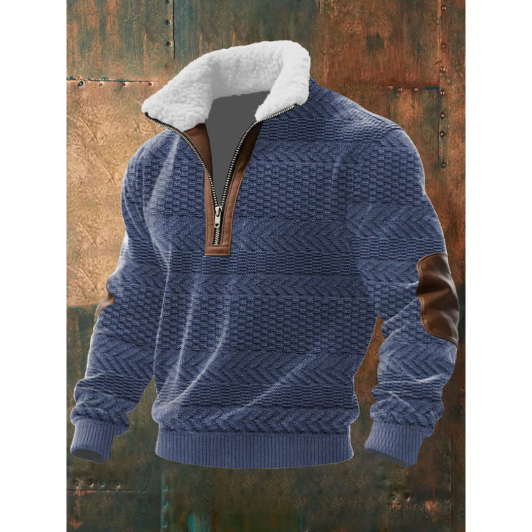 Orson | Sherpa-Lined Collar Sweater
