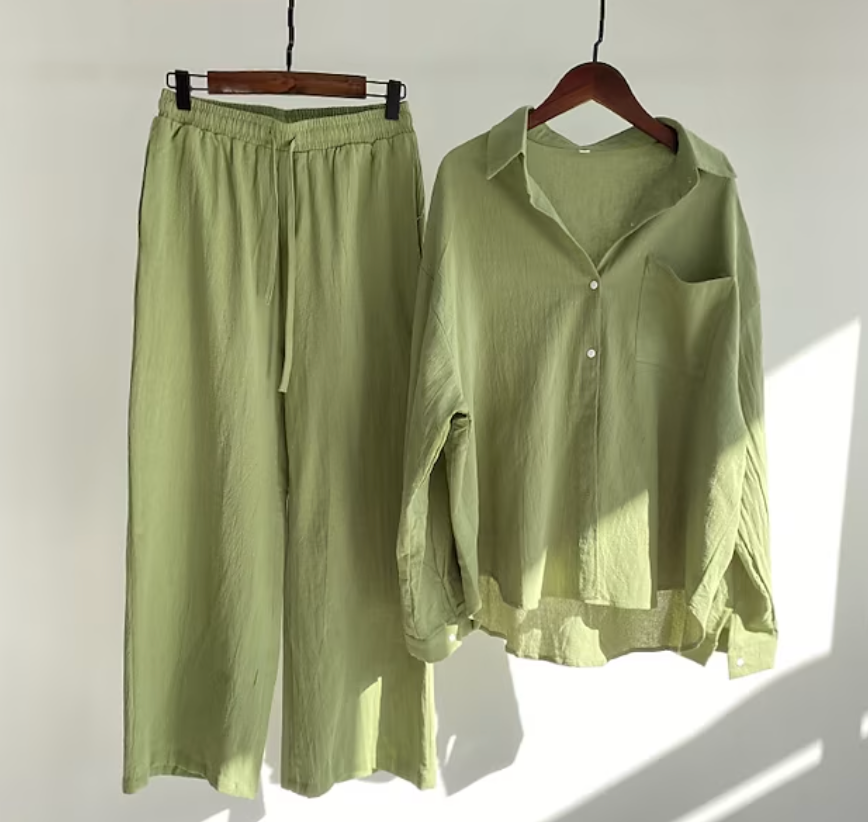 Vivianne | Soft Cotton-Linen Summer Set