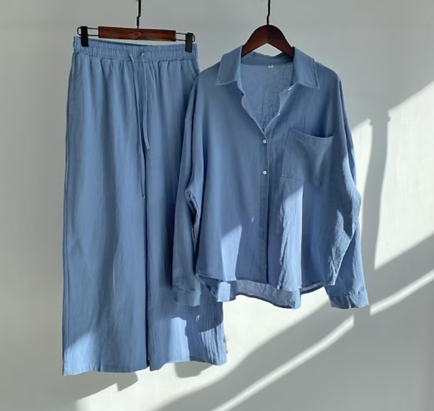 Vivianne | Soft Cotton-Linen Summer Set