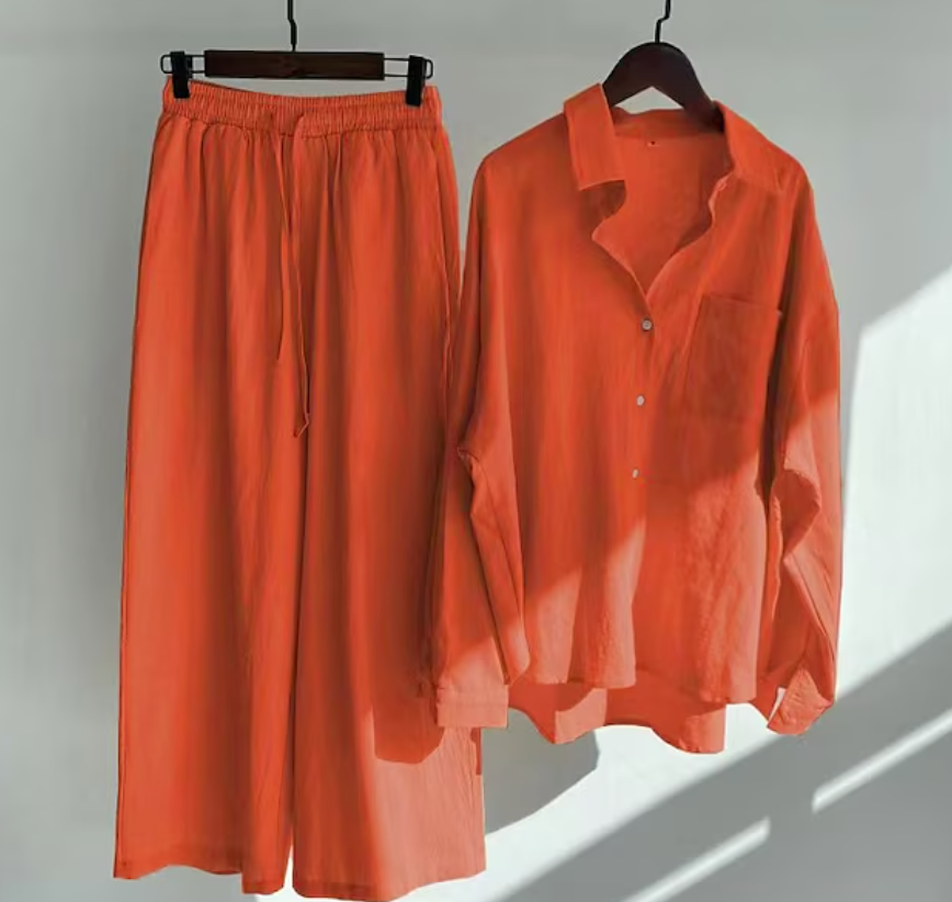 Vivianne | Soft Cotton-Linen Summer Set