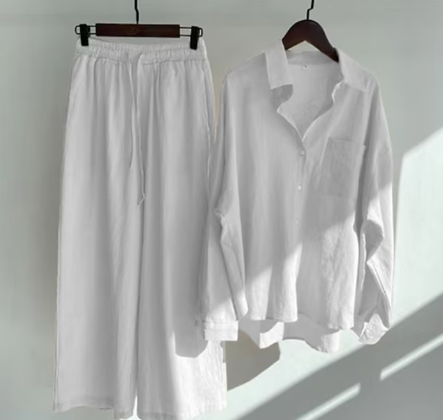 Vivianne | Soft Cotton-Linen Summer Set