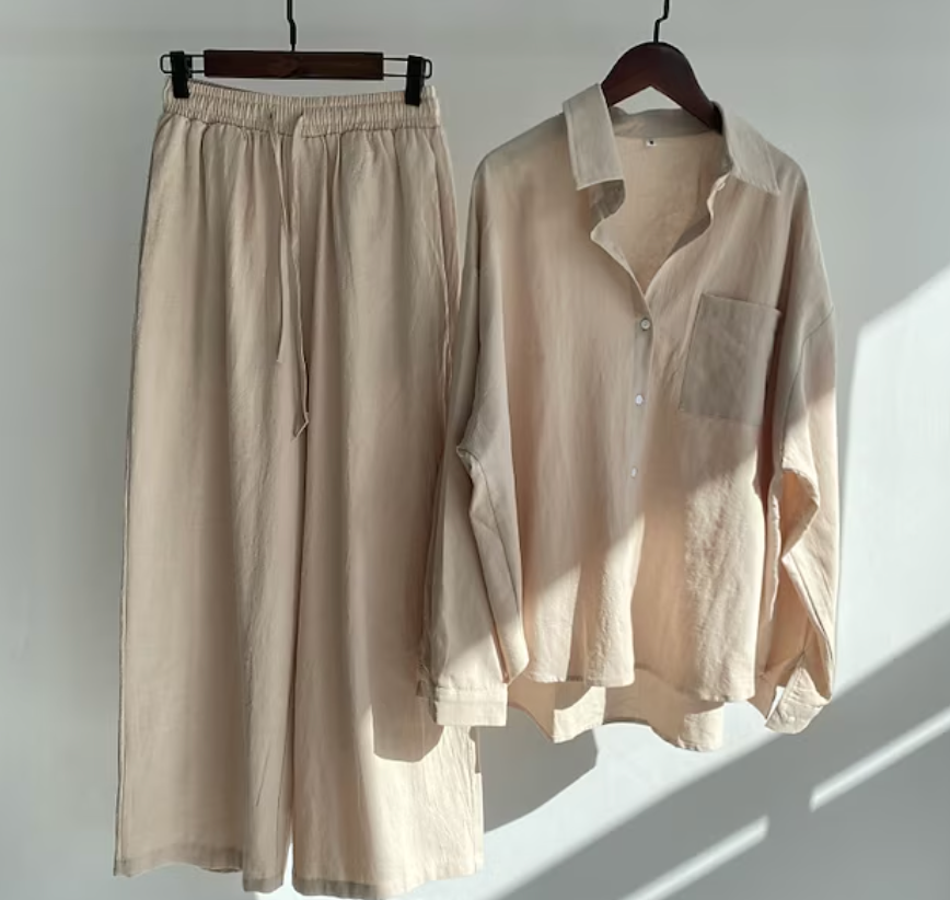 Vivianne | Soft Cotton-Linen Summer Set