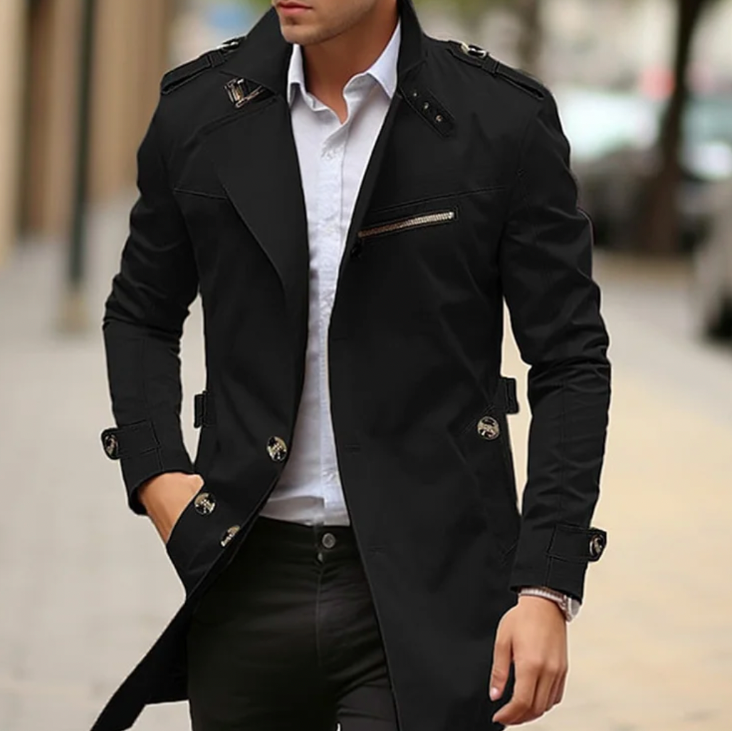 Elliot | Classic Elegant Overcoat