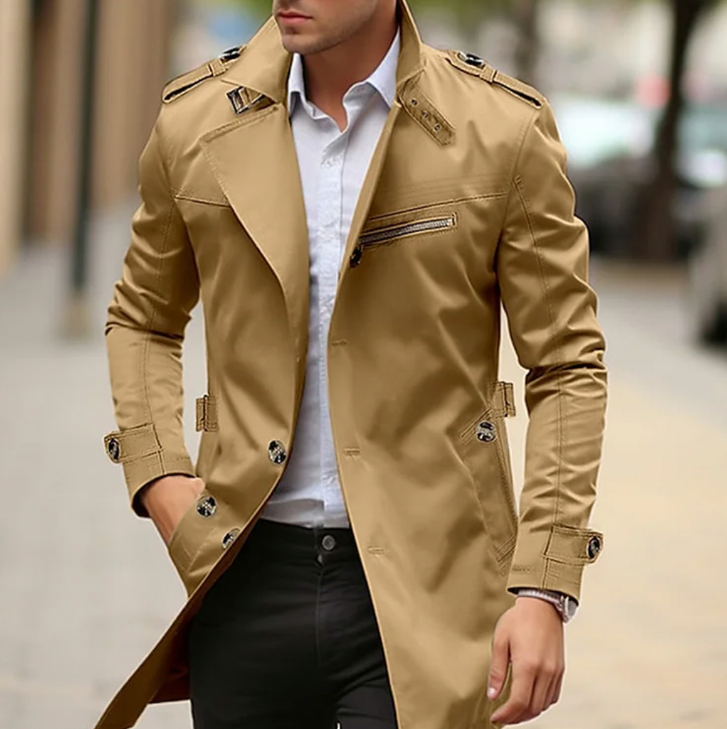 Elliot | Classic Elegant Overcoat