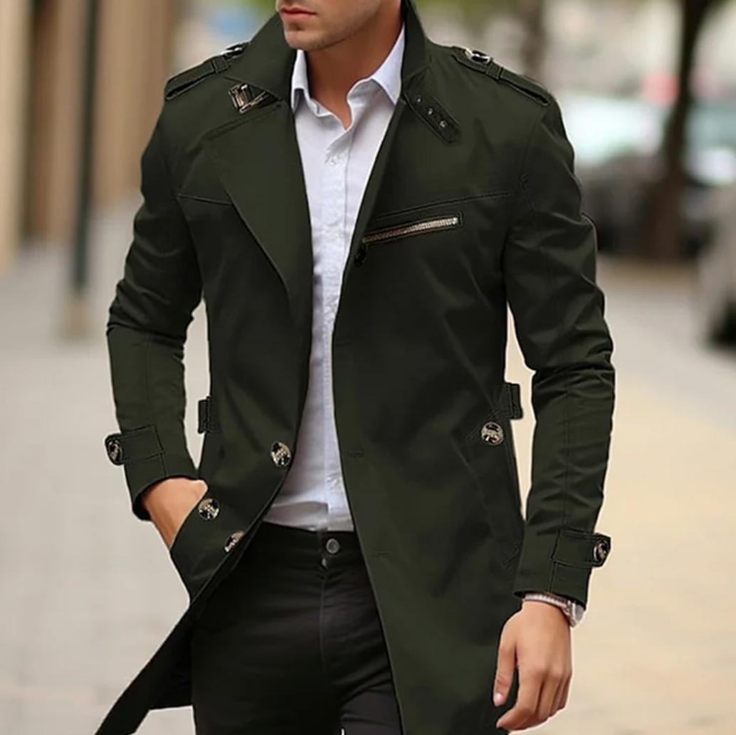 Elliot | Classic Elegant Overcoat
